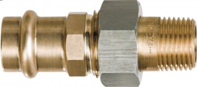 GOK Press-Trennverschraubung PTV PS1/5bar ID22mm x R1/2