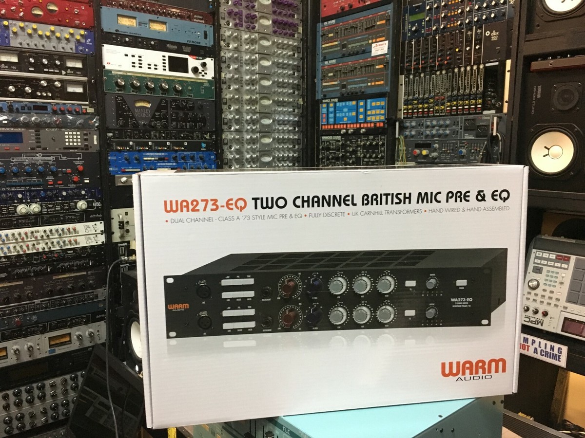 WARM AUDIO WA273 美品 neve Warm Audio WA273-EQ Dual Ch Neve 1073-Style Microphone Pre