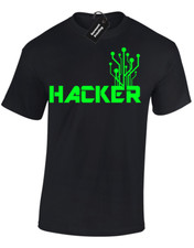 Listing image for HACKER MENS T SHIRT TEE PC GAMER GAMING COMPUTER PROGRAMMER GIFT CODING CODE