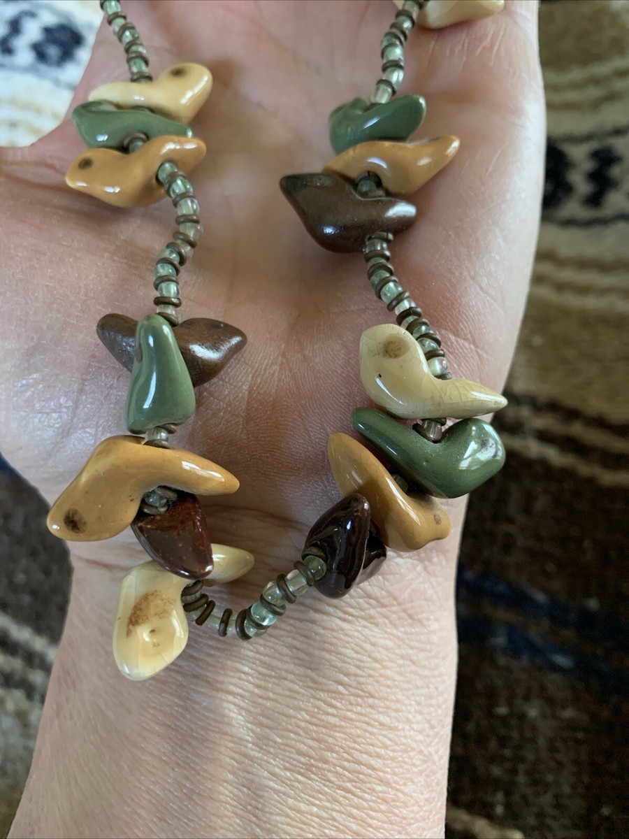 Vintage Native American Multi-Stone Animal Fetish Necklace