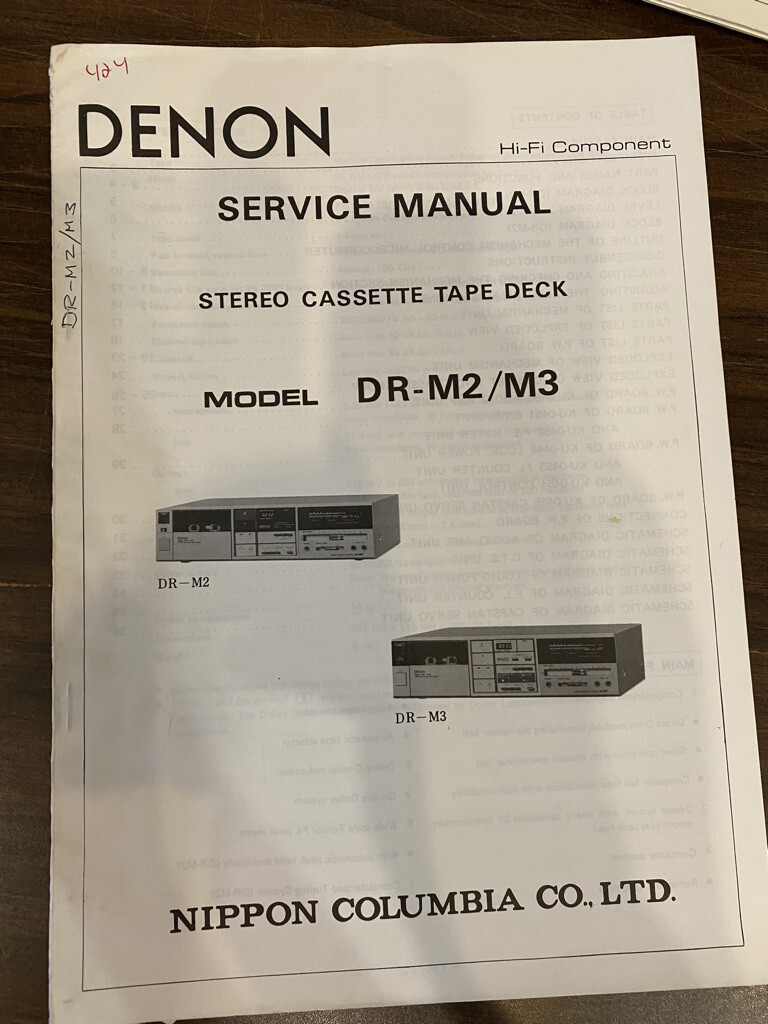 Denon DR-M3 vintage audio equipment - eBay listing photo 3