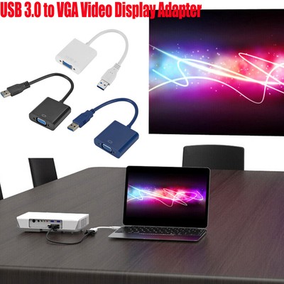 USB 3.0 to VGA Video Display Adapter 1080P Multi-Display External Converter