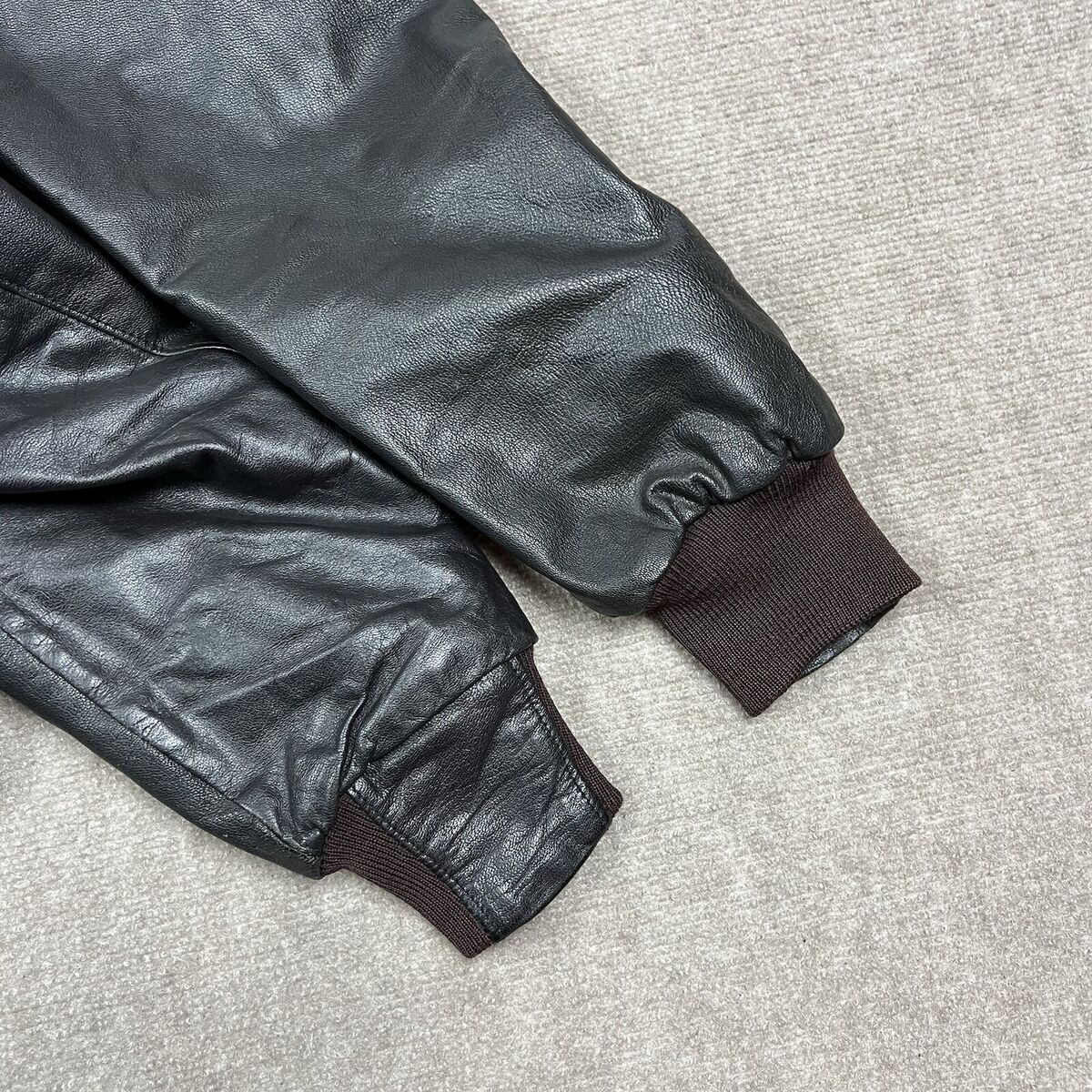 Vintage 80s LL Bean G1 Brown Leather Flight Bomber Jacket Vintage 80s LL Bean G1 Brown Leather Flight Bomber Jacket