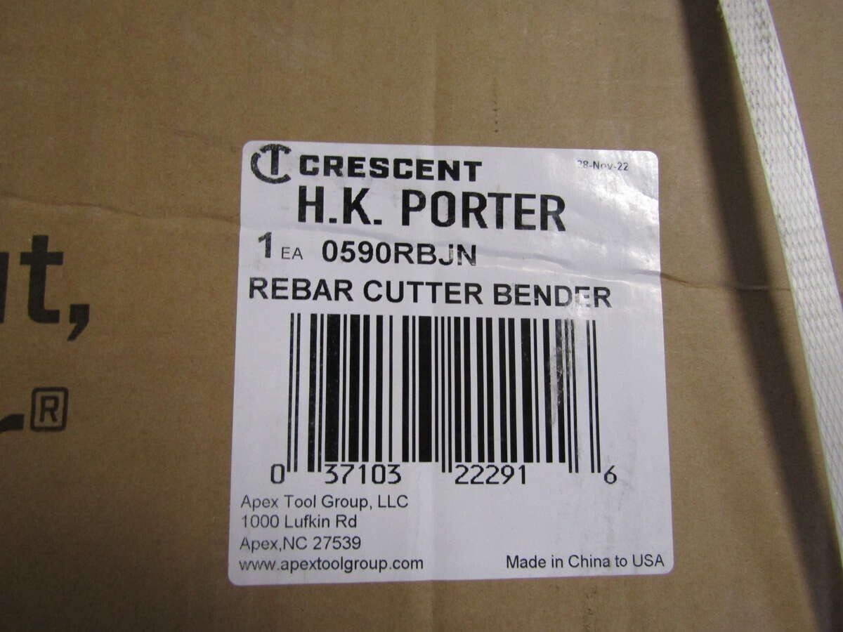 H.K. Porter 0590RBJ Rebar Cutter Bender 52" Apex Crescent eBay
