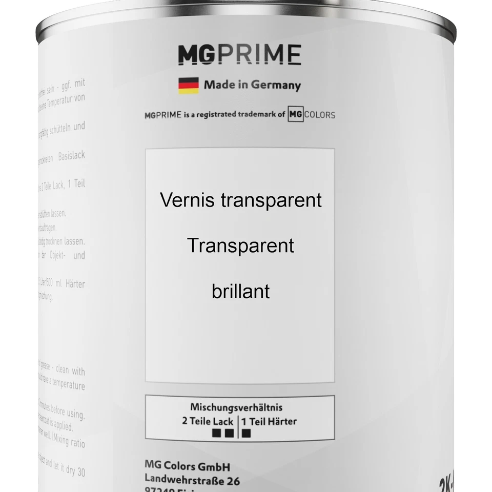 Peinture voiture kit de pot pour Bentley 9560150 Magnolia Pearl 3,5L - Photo 3/4