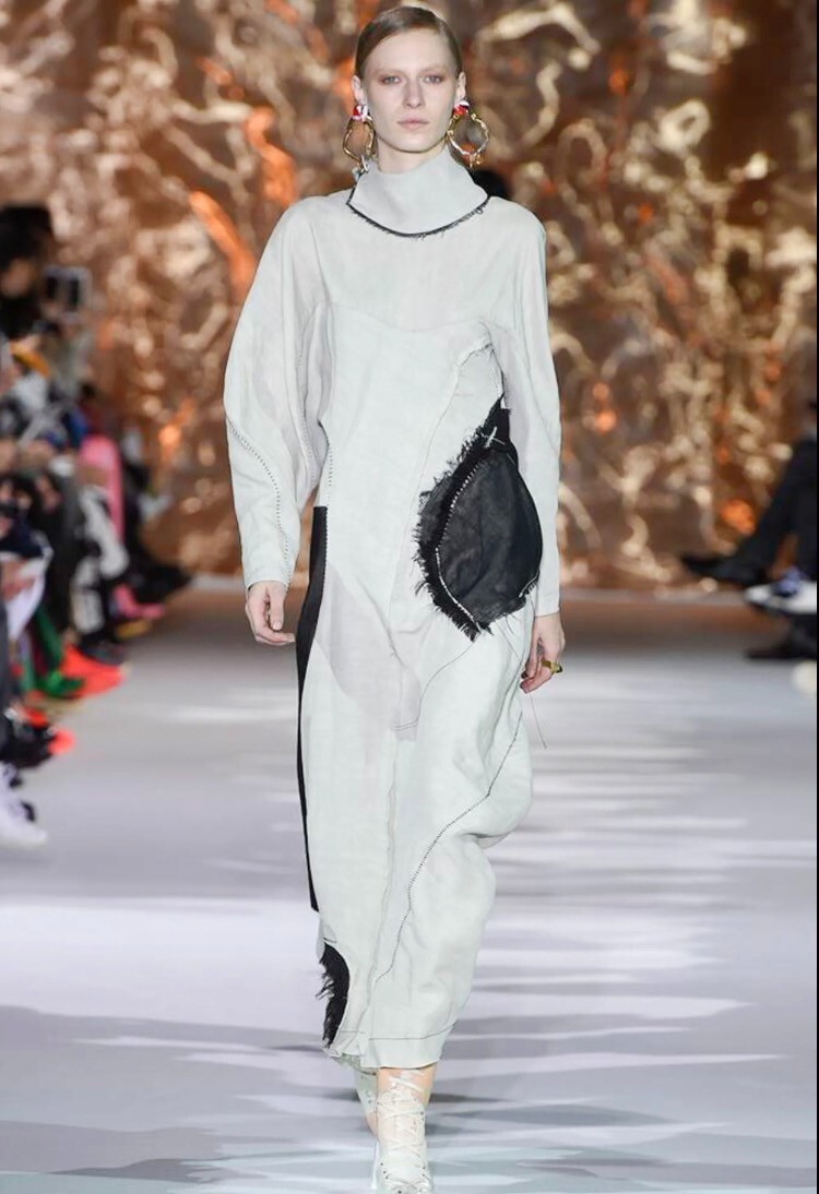 3500$ ACNE STUDIOS FW 2017 DRESS COLOR BLOCK SIZE XS