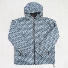 S04-k163 Christian Dior Trotter Polyester/Cotton Reversible Zipper Hood Jacket