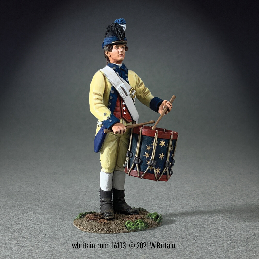 BRITAINS SOLDIERS 16103 - Washington’s Bodyguard Drummer