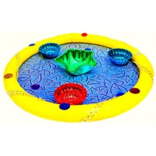 Mehndi Plate/Thaal, Mehndi Decor Thali, Shaadi Decor, Haldi, Diwali, Lohri, Eid