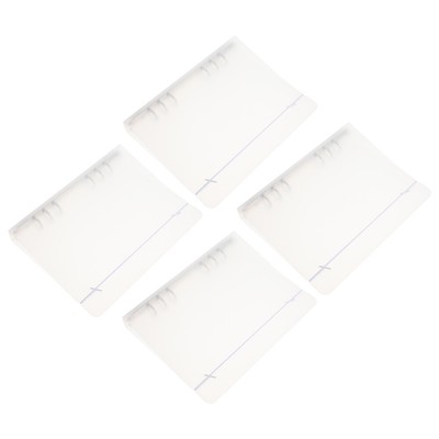  4 Pcs Lockerblatt Notebook-Schutzfall Journal Beschützer Notizblock Pp.