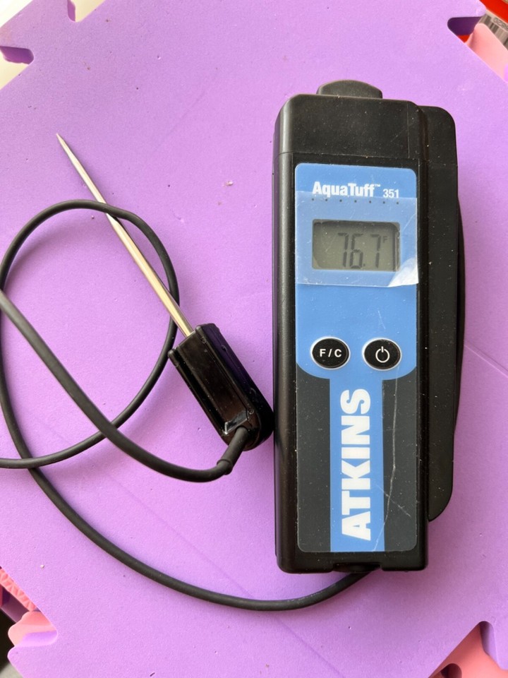 atkins thermocouple thermometer aqua tuff 351 perfect condition | eBay
