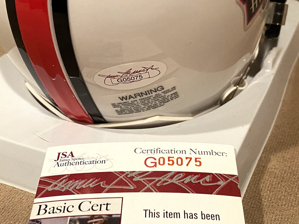 Carl Eller signed Minnesota Vikings Hall of Fame HOF Mini Helmet JSA #G05075 - Image 3 of 3