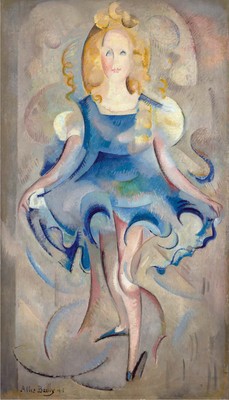 Alice Bailly Petite Fille Qui Danse 1915 Dance Girl Frilly Dress Canvas Paper Ebay