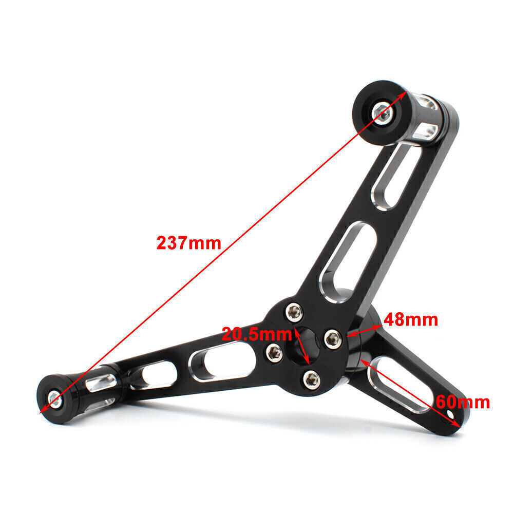 Billet Aluminum Front Foot Pegs & Heel Toe Shifter Lever For