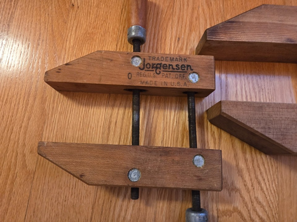 Jorgensen #2 12-Inch Handscrew Wood Clamps - Open Box, Shelf Pulls From Home Depot