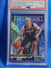 JEREMY SOCHAN 2022 PRIZM DRAFT PICKS FIREWORKS #FWJS MOJO PRIZM PSA 9 RC SP /25