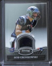 2010 Bowman Sterling Jersey RC Rob Gronkowski #BSR-RG NM