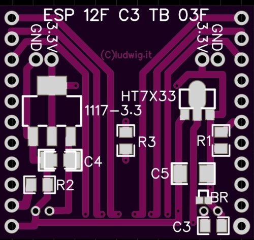 ESP32-C2 12S 4MB | BLE | WiFi | Modul(e) mit/with PCB Breakout Board All(e) IO's - Bild 2 von 6
