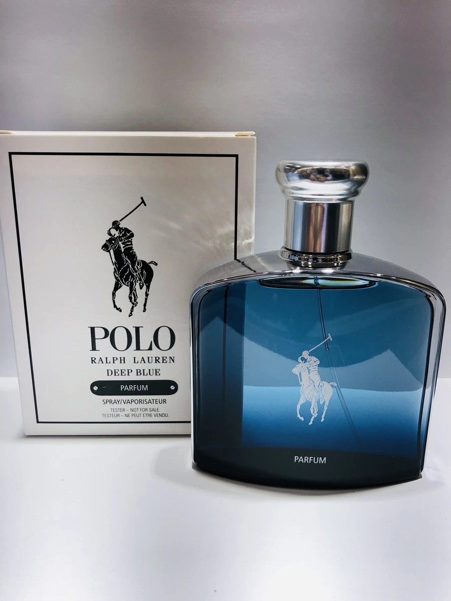 Polo Deep Blue Parfum by Ralph Lauren Parfum Spray (Tester) 4.2 oz Men