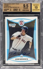 2008 BOWMAN DRAFT CHROME PROSPECTS #BDPP125 JOSH REDDICK BGS 9.5