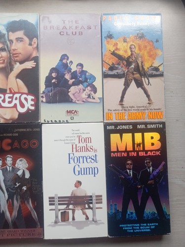 16 VHS - Empire Records, Grease, Office Space, Chicago, Rain Man, Green Mile - Picture 4 of 15