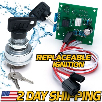 Module Interrupteur D'allumage AM136681 Pour Tondeuses John Deere 415 425 – Livré Avec 2 Clés