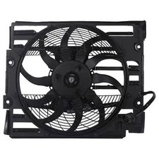 A/C Condenser Radiator Cooling Fan Assembly Fits BMW E39 528i 540i 1997 1998