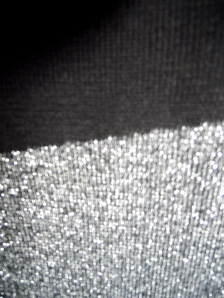 Nuevo suéter túnica Heart Soul para mujer negro/gris metálico/blanco talla: L () Foto 3 de 4