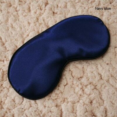 Masque De Nuit Noir – Cache-yeux Anti-lumière Pour Mieux Dormir – Doux Et Léger – Voyage, Avion, Sieste