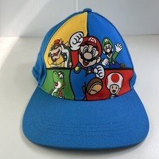 Super Mario Boys Snapback Hat One Size Fits Most