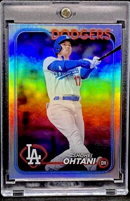 Shohei Ohtani RARE HOLO FOIL REFRACTOR INVESTMENT CARD TOPPS