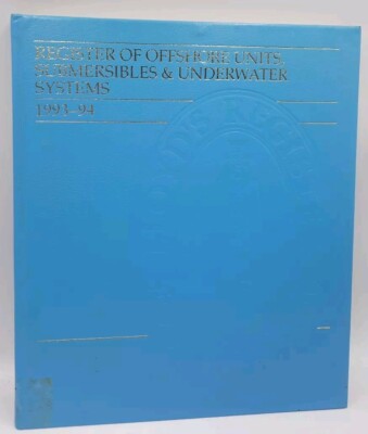 Lloyds Register of Offshore Units, Submersibles & Underwater Systems 1993-94