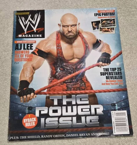 World Wrestling Entertainment Magazine September 2013 wwf wwe ryback cody rhodes