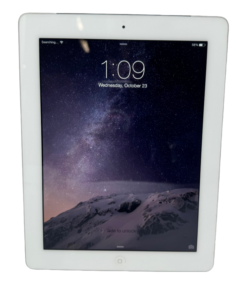Apple iPad 4th Gen 16GB Wi-Fi + (AT&T) 9.7in White (MD519LL/A) iCloud Reset #I3