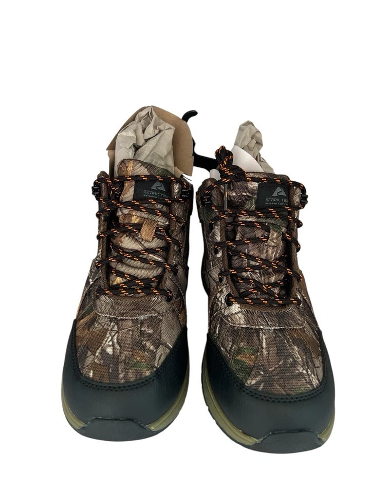 Botas de caça camufladas Ozark Trail Little & Big Boy feitas pelo homem, tamanho 3 - Imagem 3 de 4