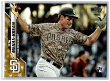 #370 Seth Mejias-Brean San Diego Padres RC 2020 Topps Gold Star Parallel