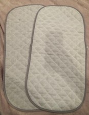 2 Cloud Island Baby Changing Pad Bassinet Liners White