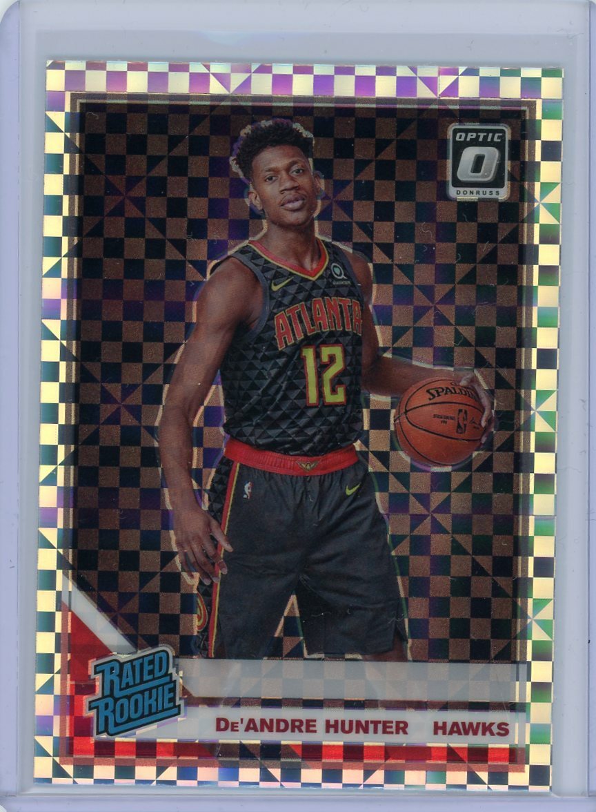 2019/20 Donruss Optic Rookie Checkerboard #198 Deandre Hunter