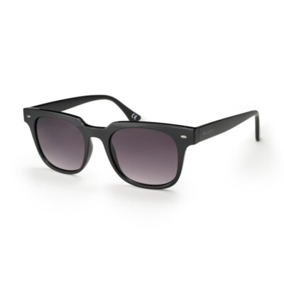 Bloc Cari FF150 Herren/Damen-Sonnenbrille GLÄNZEND SCHWARZ/GRAU ABGESTUFT KAT. 3