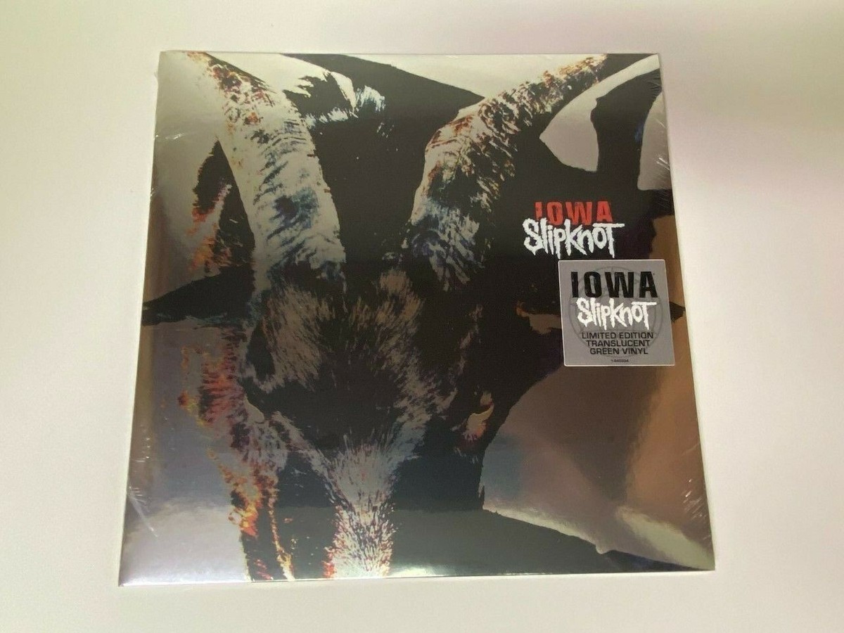 SLIPKNOT IOWA 2XLP RECORD GREEN TRANSLUCENT COLOR VINYL NEW/SEALED