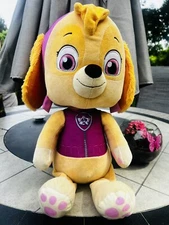 PAW PATROL SKYE PLUSH 22" Large Stuffed Animal Nickelodeon Pink Dog Girl Sky