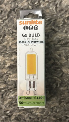 Sunlite LED G9 Light Bulb 4W 500 Lumens 5000K-Super White - Picture 5 of 8