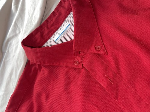 COLUMBIA SPORTSWEAR COMPANY XL RED RAZORBACK PFG SHIRT SS - Picture 5 of 24