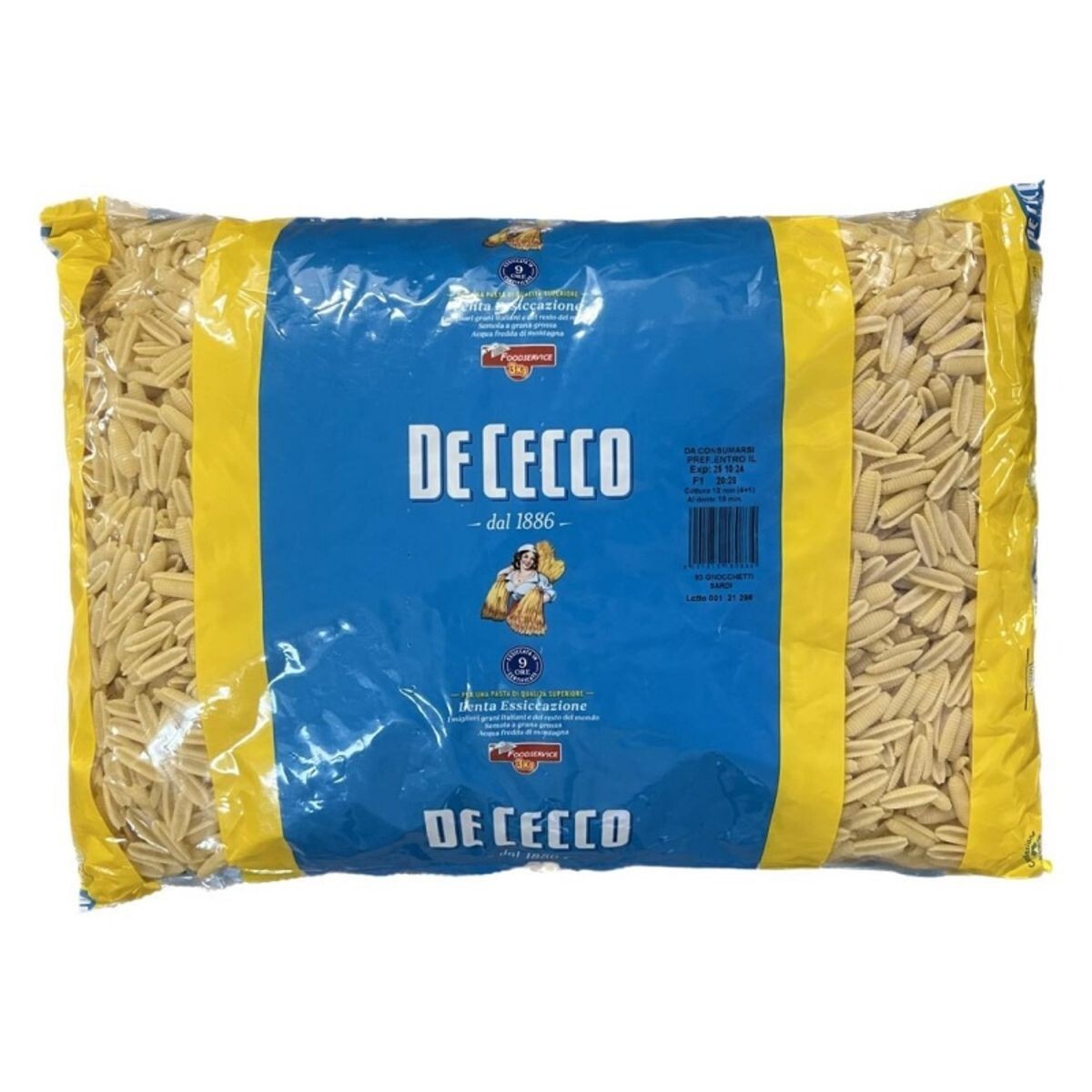 De Cecco Gnocchetti sardi 3 Kg.
