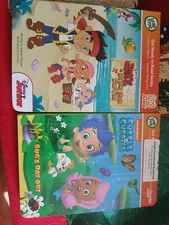 Leapfrog Books Jake Neverland Pirates and Bubble Guppies 