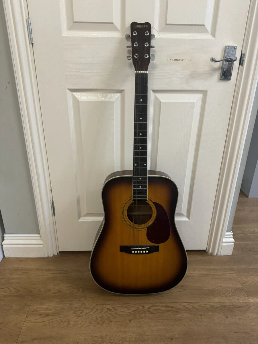 Hohner Acoustic Guitar Full Size Western Series HW 400SB Good Condition