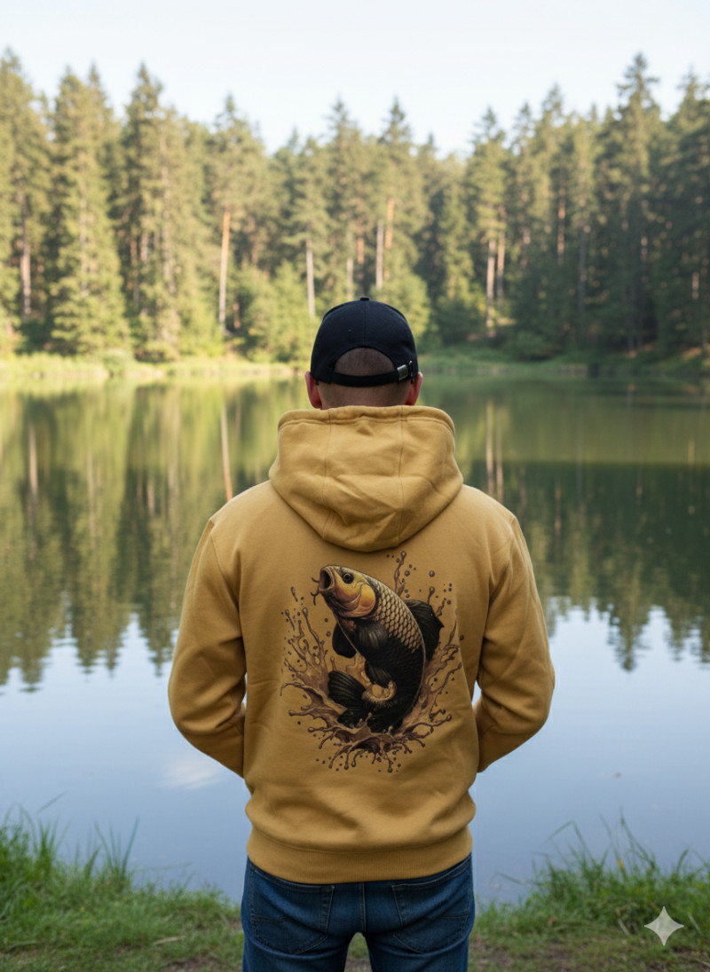 Carp Addict Clothing Carpe-Diem sudadera con capucha talla L grande sudadera con capucha de pesca nueva con etiquetas precio de venta sugerido por el fabricante 60 GBP