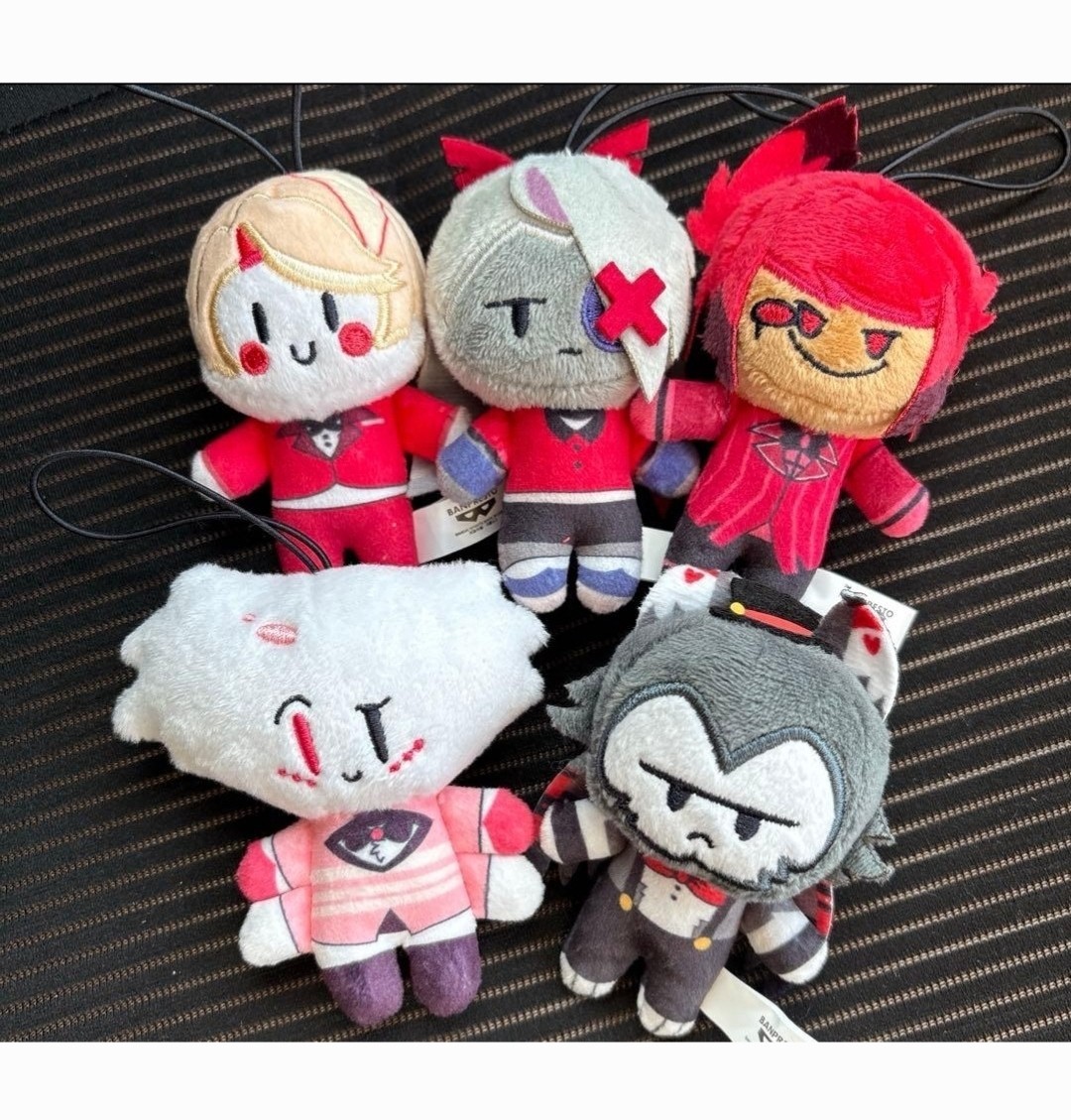 Hazbin Hotel Howanui Plush Toy Mascot Alastor Charlie Husk 8cm