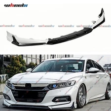 Painted White Pearl ACR Front Bumper Lip Kit Splitter For 2018-2020 Honda Accord