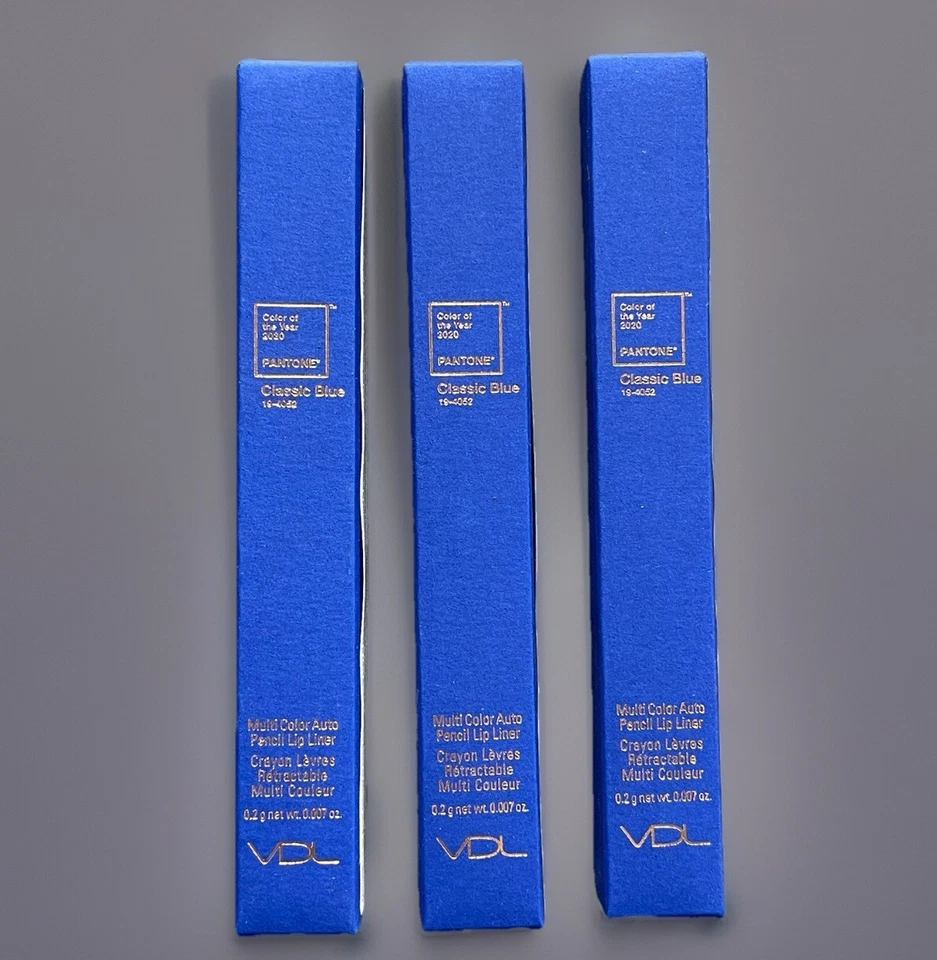 3PK VDL Pantone Burgundy #03 Lip Liner Pencil & Brush – Full Size, Dual-Ended  - Imagem 2 de 4